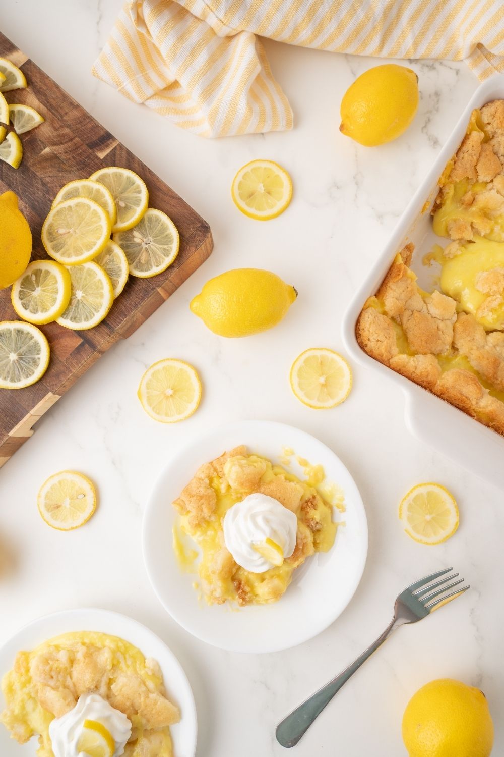 Lemon Cream Cheese Dump Cake