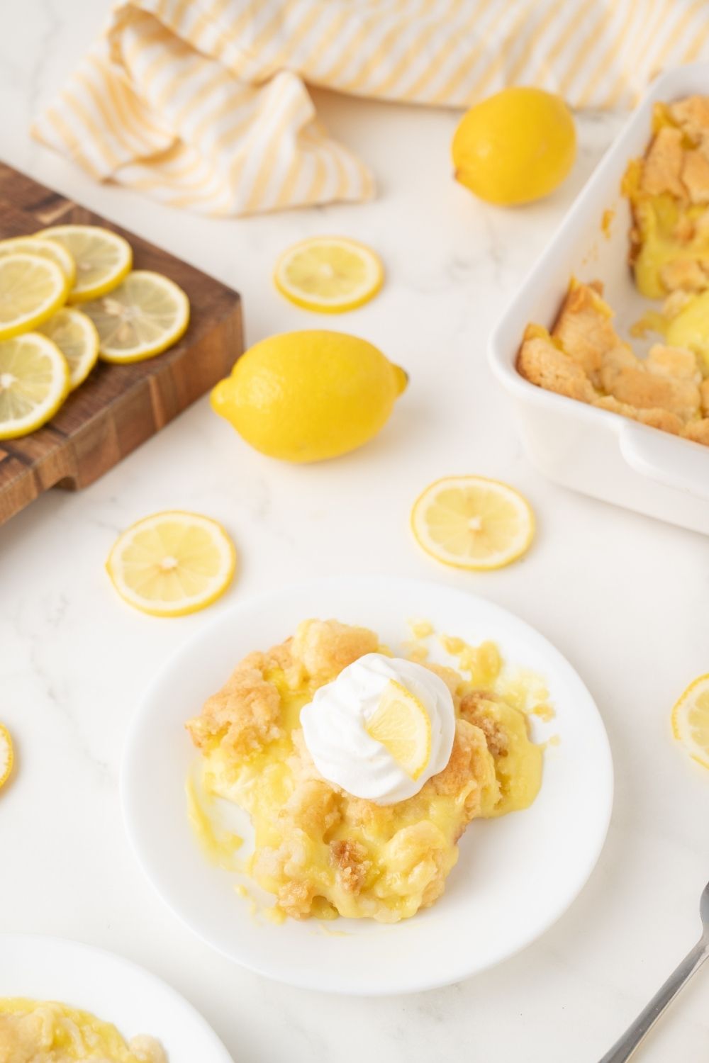 Lemon Cream Cheese Dump Cake