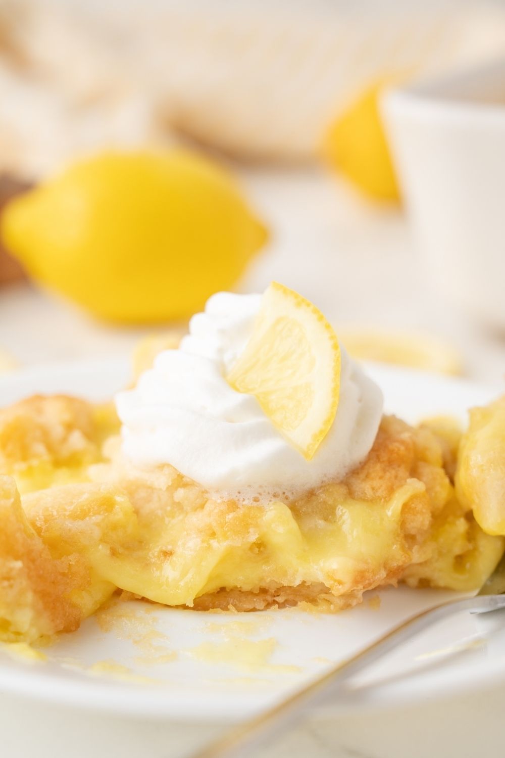 Lemon Cream Cheese Dump Cake