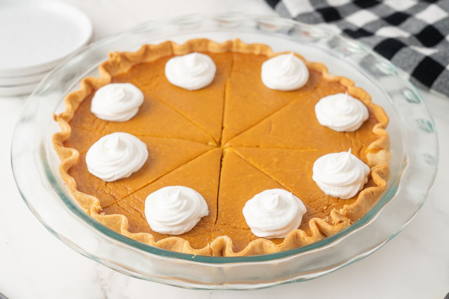 Eggless Pumpkin Pie