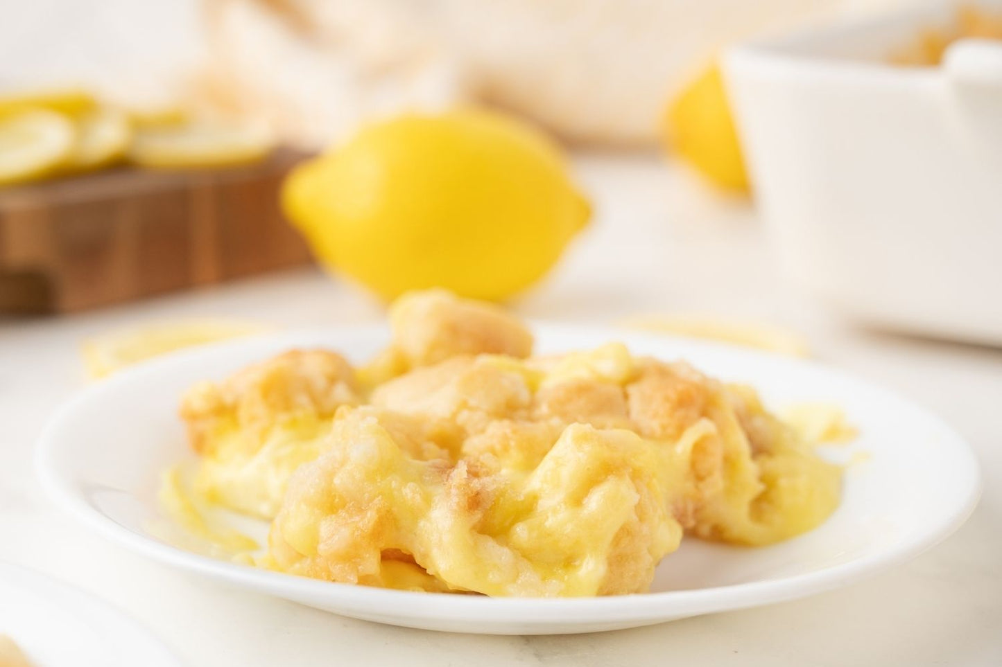 Lemon Cream Cheese Dump Cake