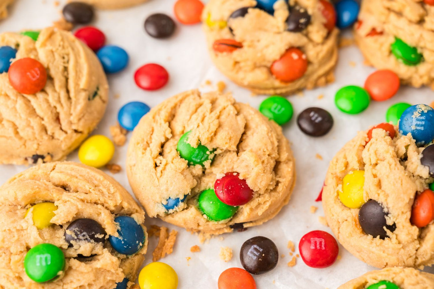 Peanut Butter M&M Cookies