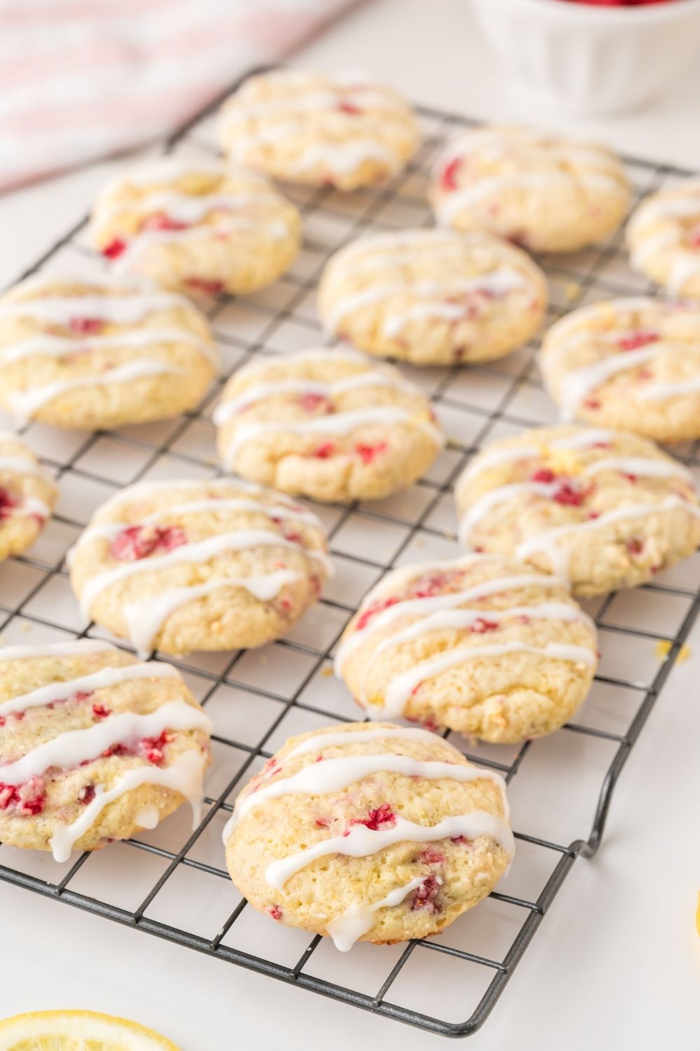 Raspberry Lemon Cookies
