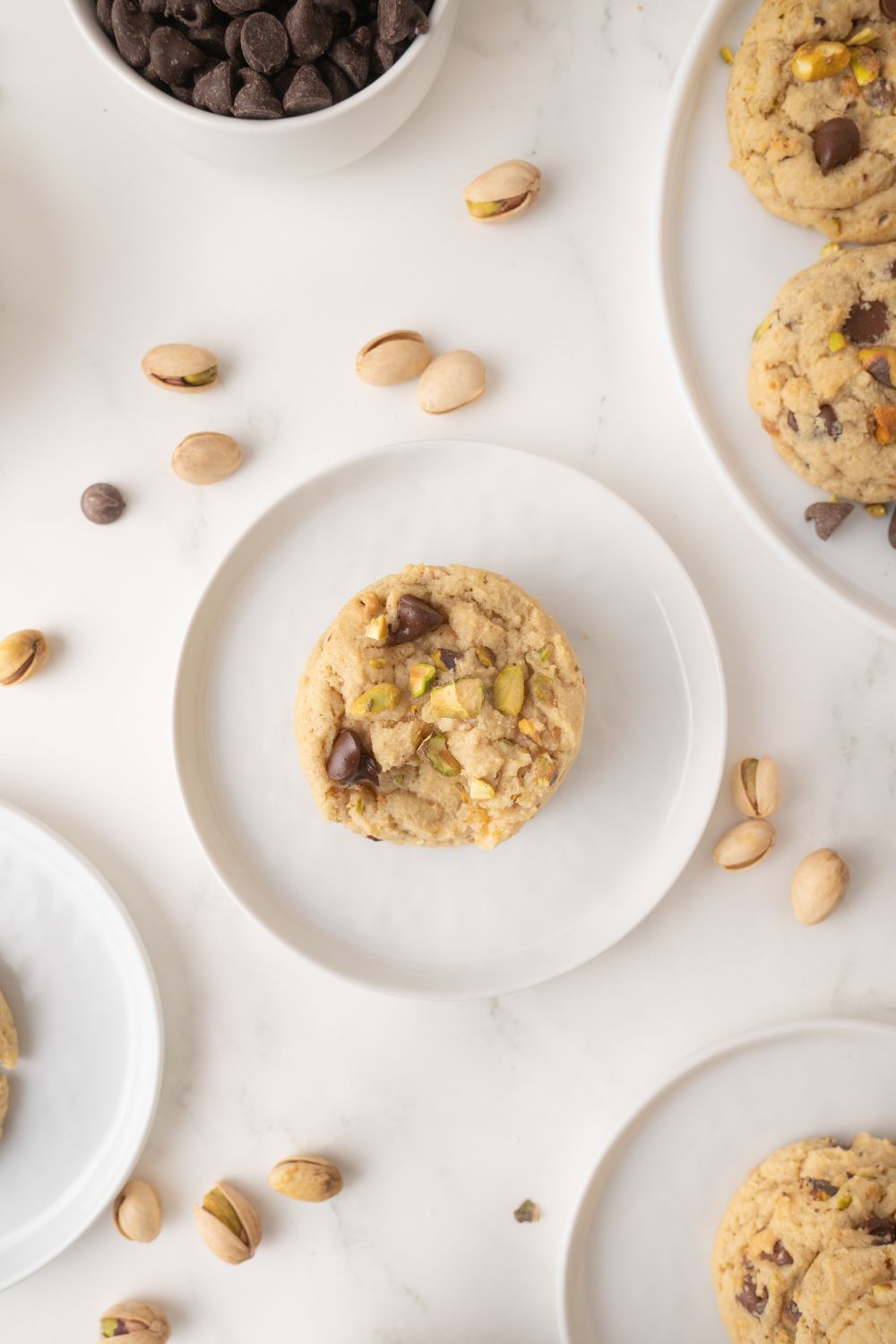 Pistachio Chocolate Chip Cookies