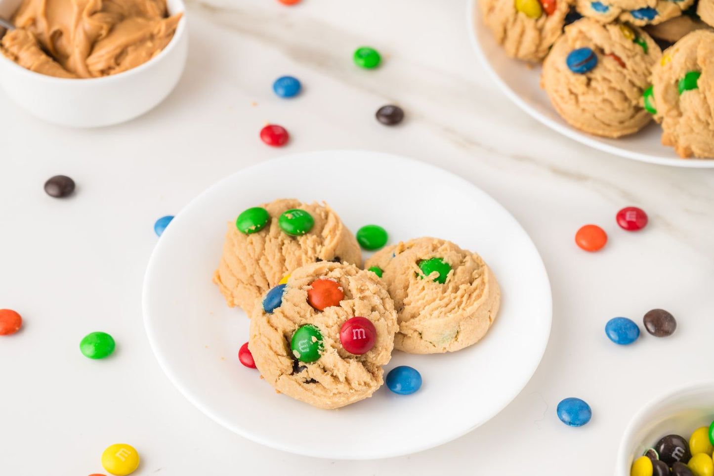 Peanut Butter M&M Cookies
