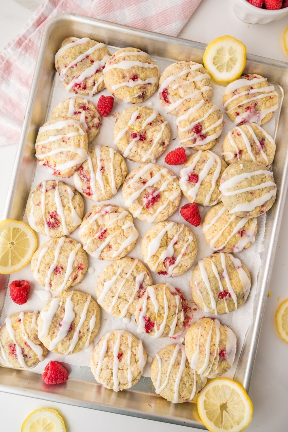 Raspberry Lemon Cookies