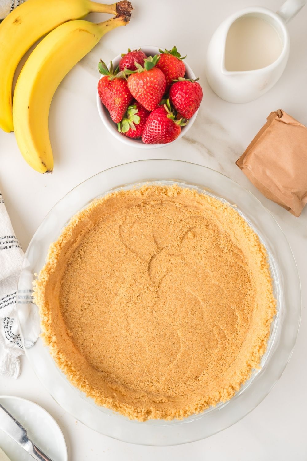 Strawberry Banana Pie