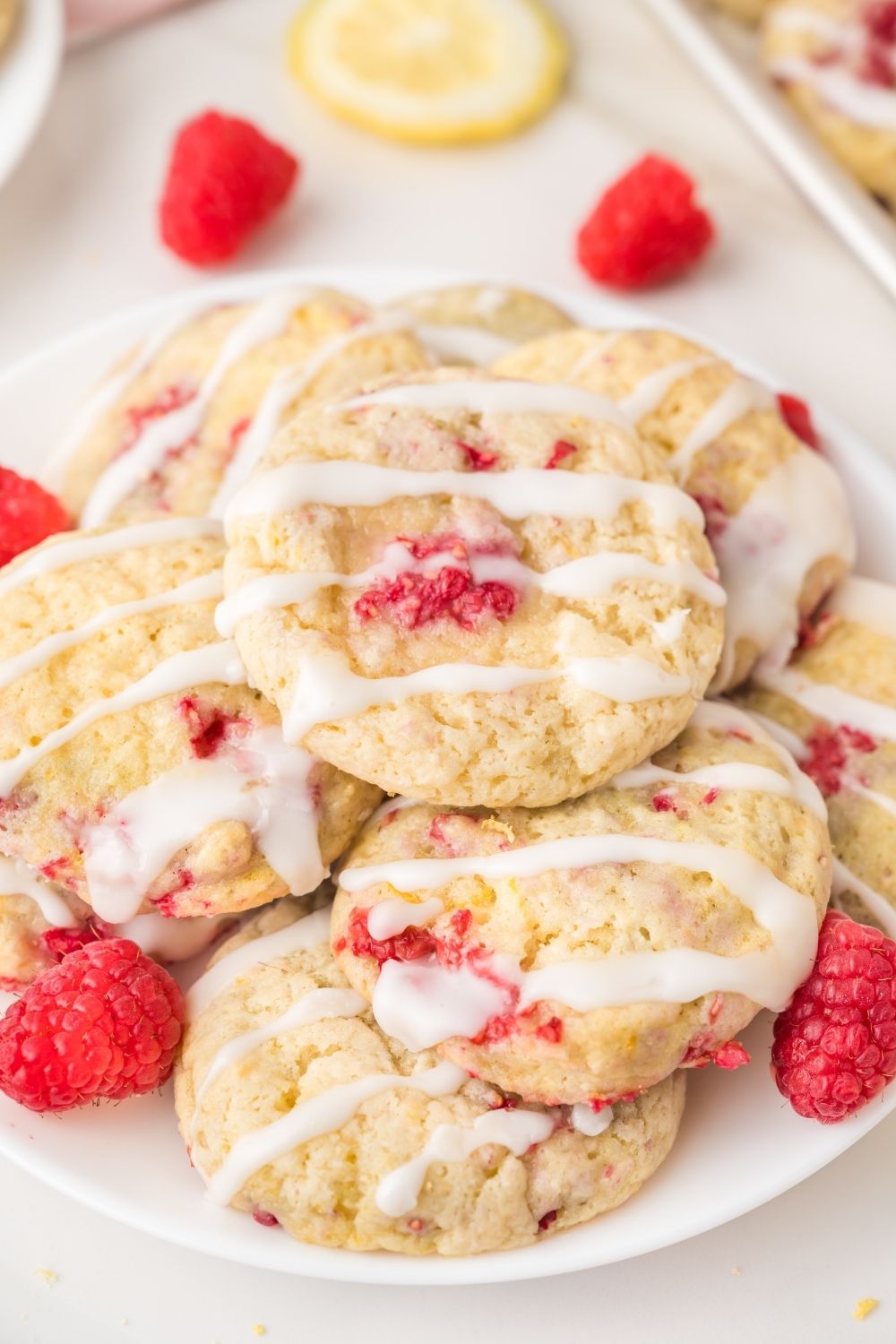 Raspberry Lemon Cookies