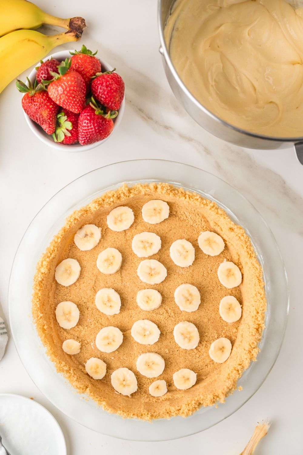 Strawberry Banana Pie