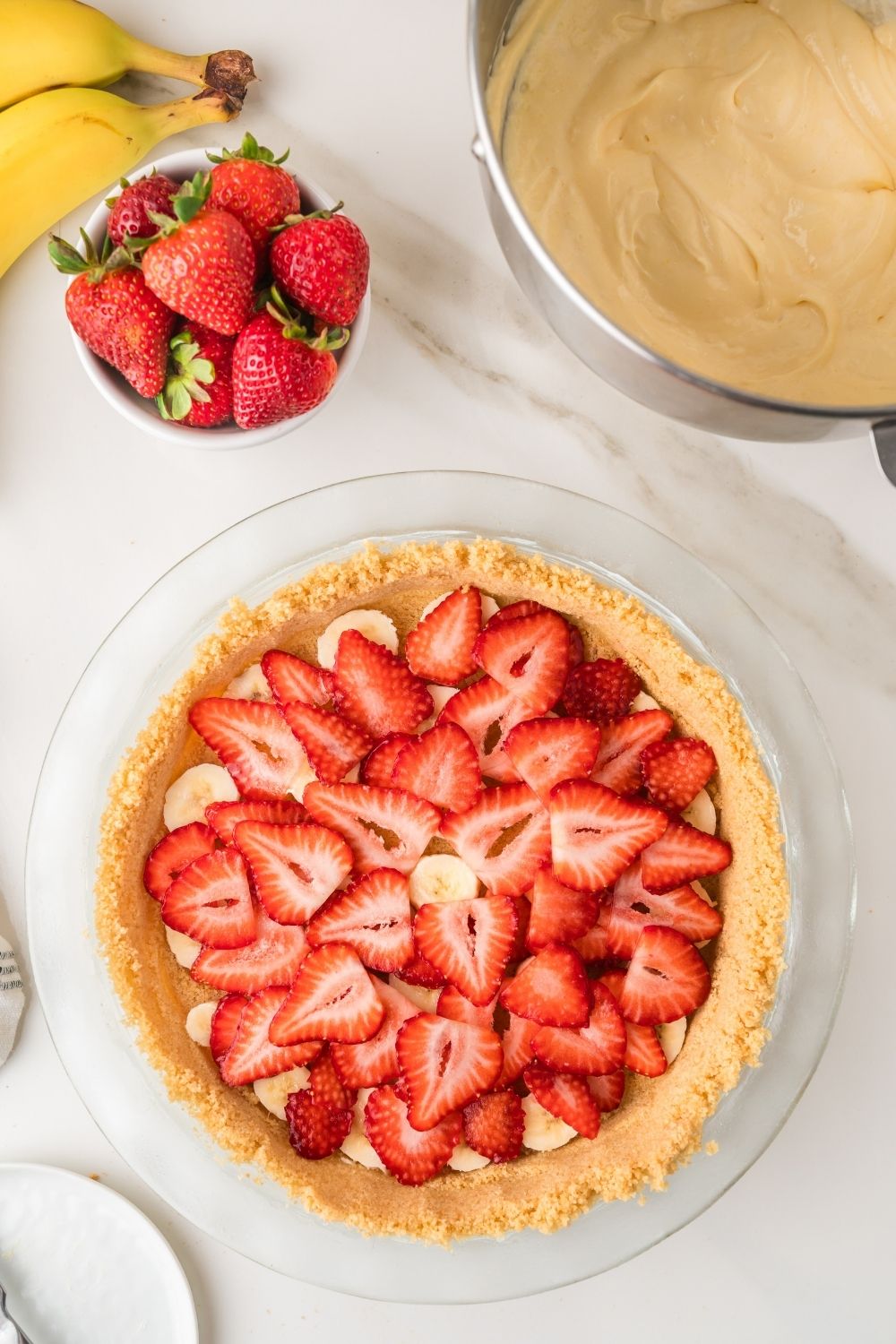 Strawberry Banana Pie