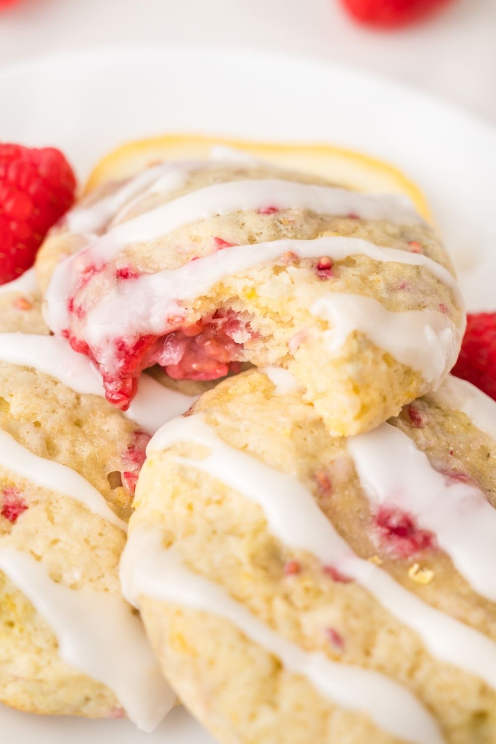 Raspberry Lemon Cookies