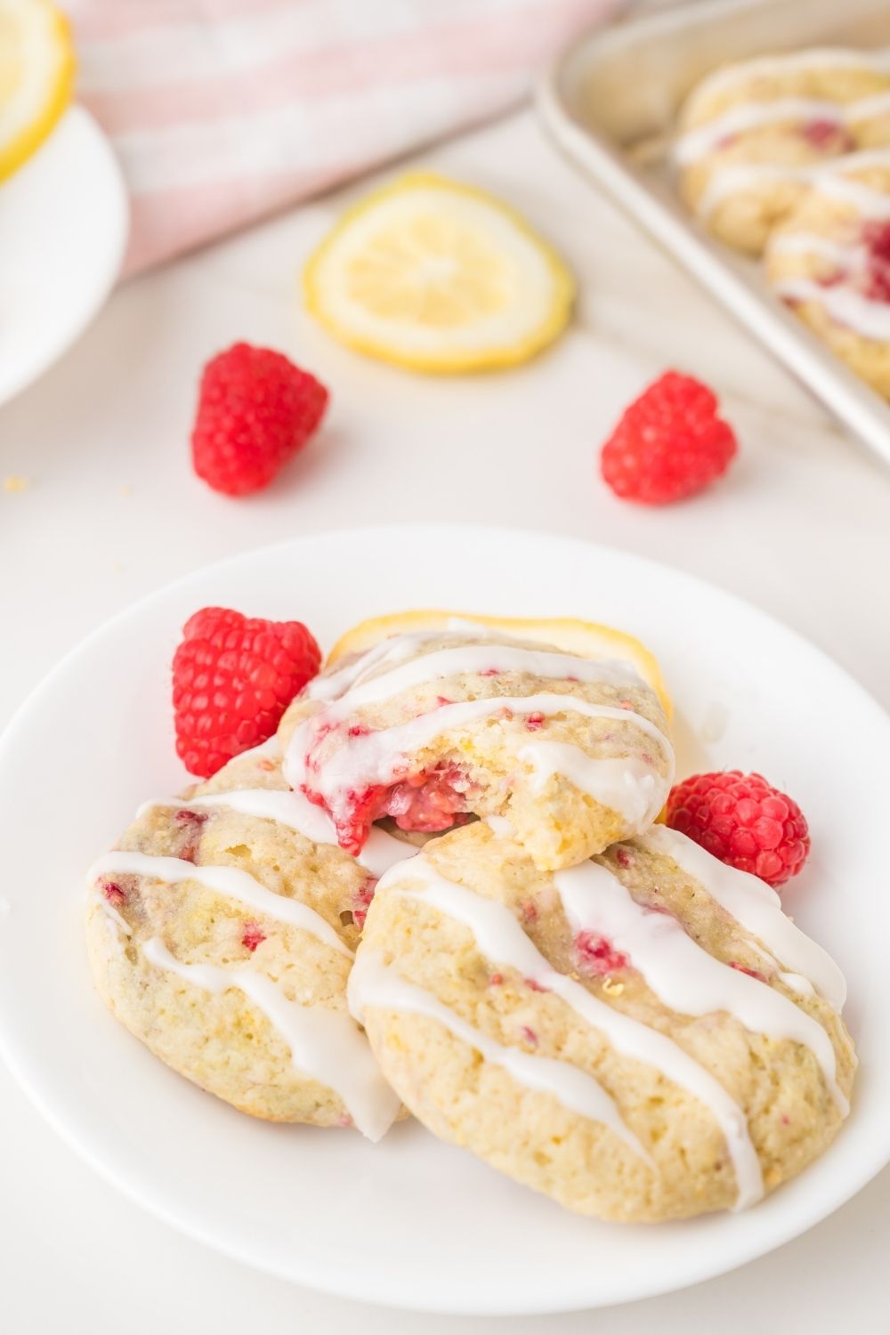 Raspberry Lemon Cookies