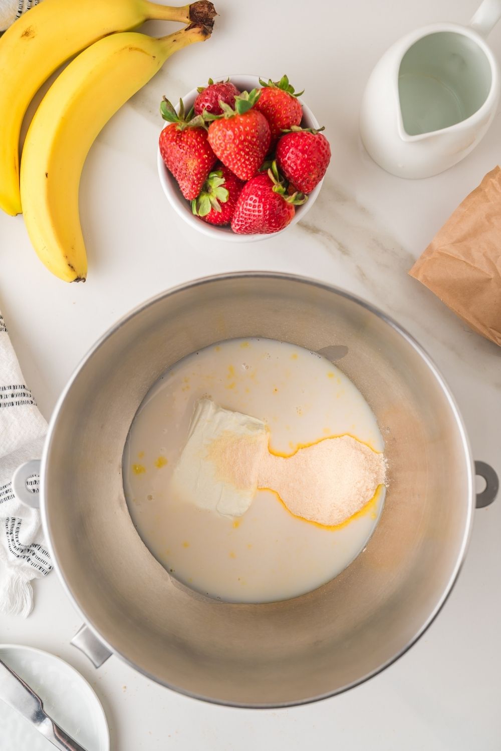 Strawberry Banana Pie
