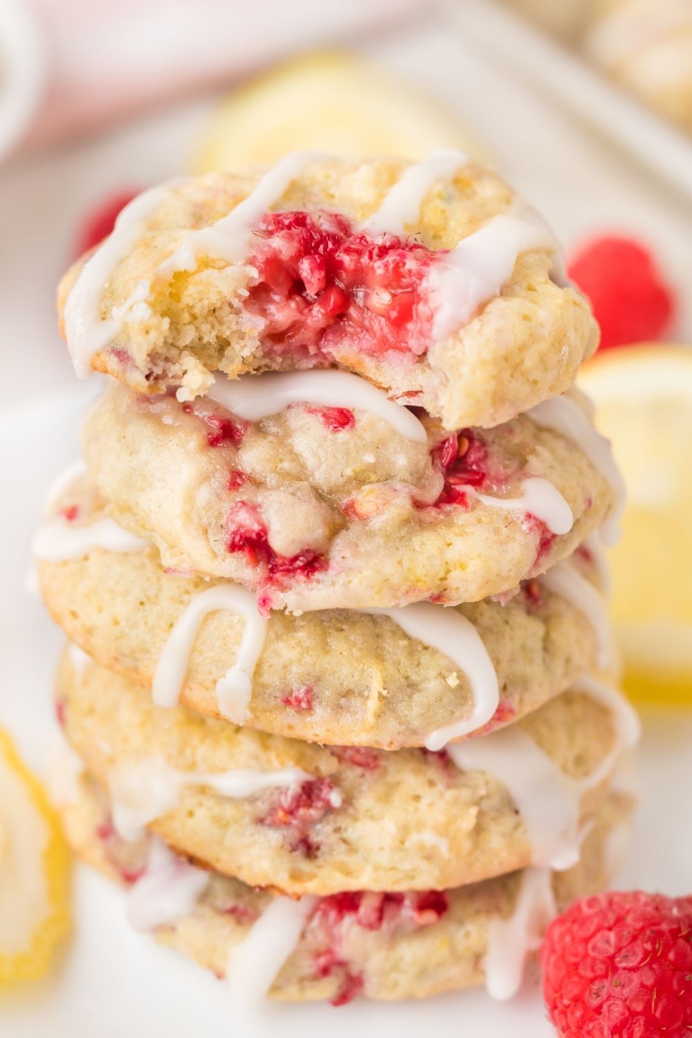 Raspberry Lemon Cookies
