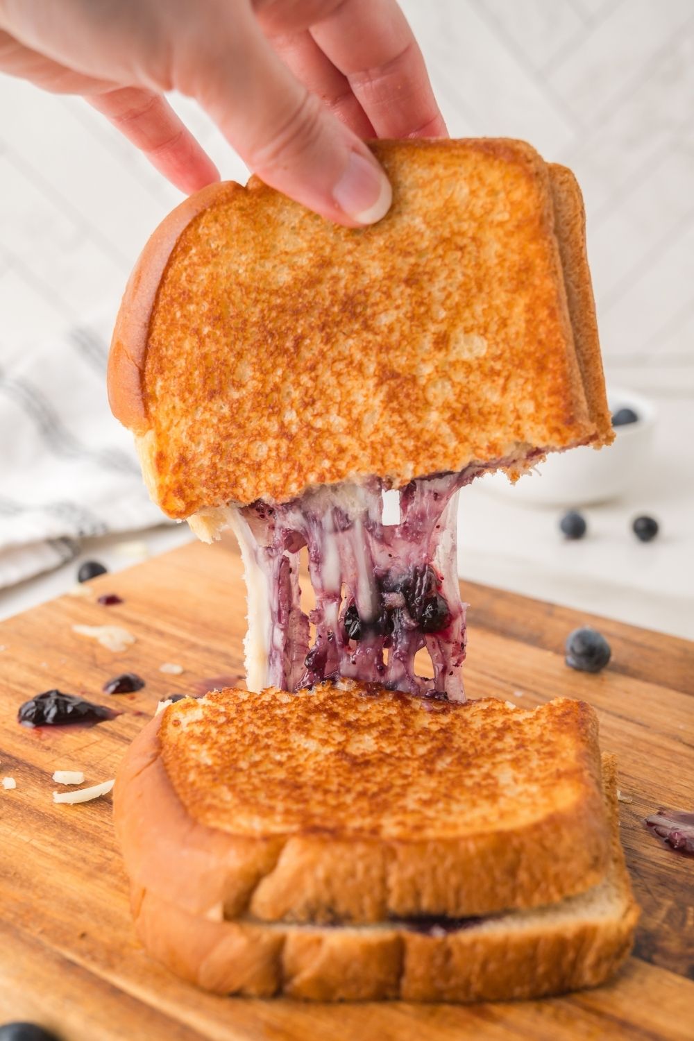 Blueberry Grilled Cheese