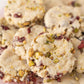 Cranberry Pistachio Shortbread Cookies