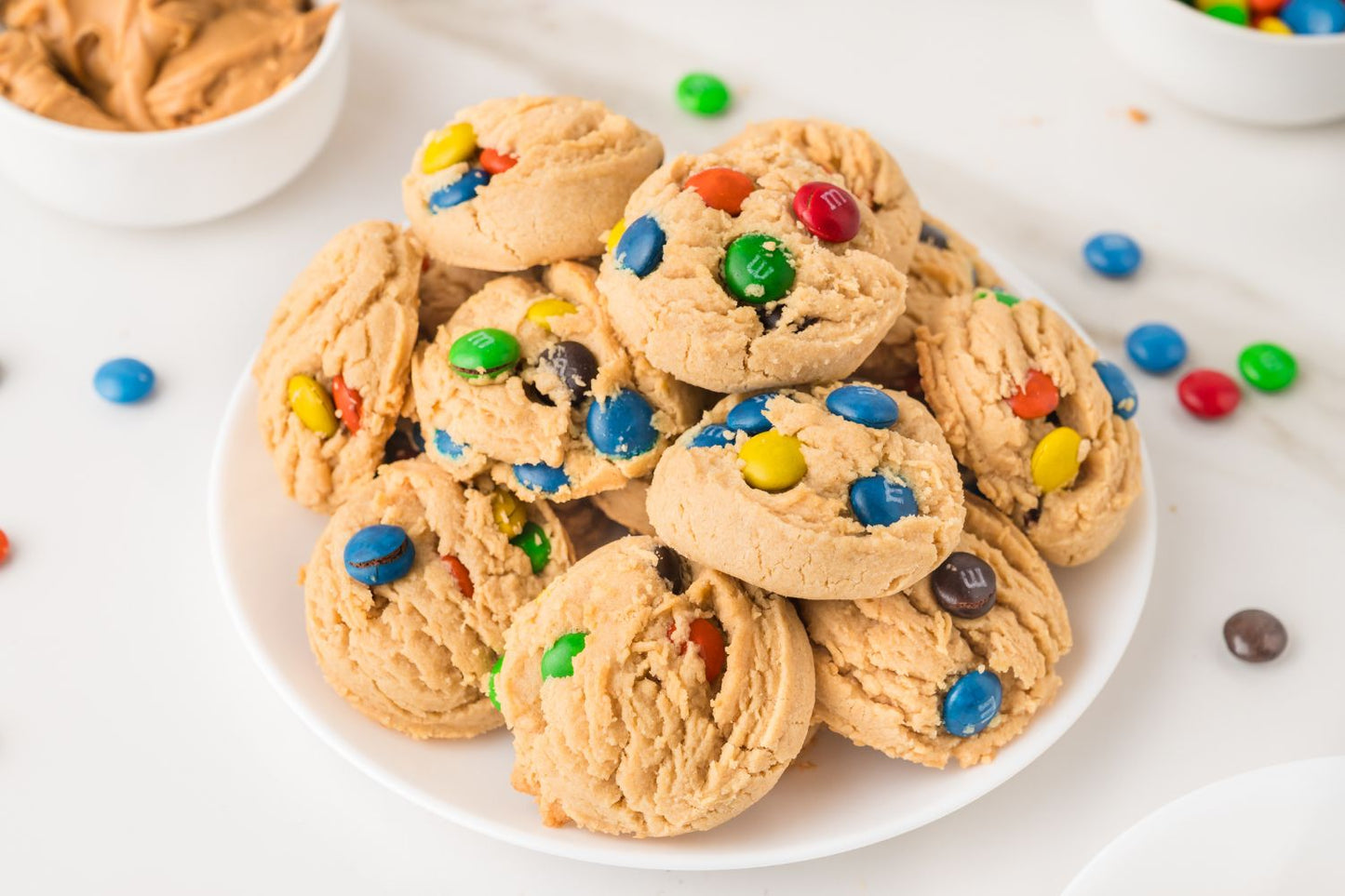 Peanut Butter M&M Cookies