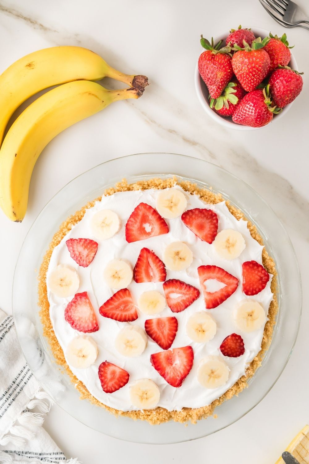 Strawberry Banana Pie