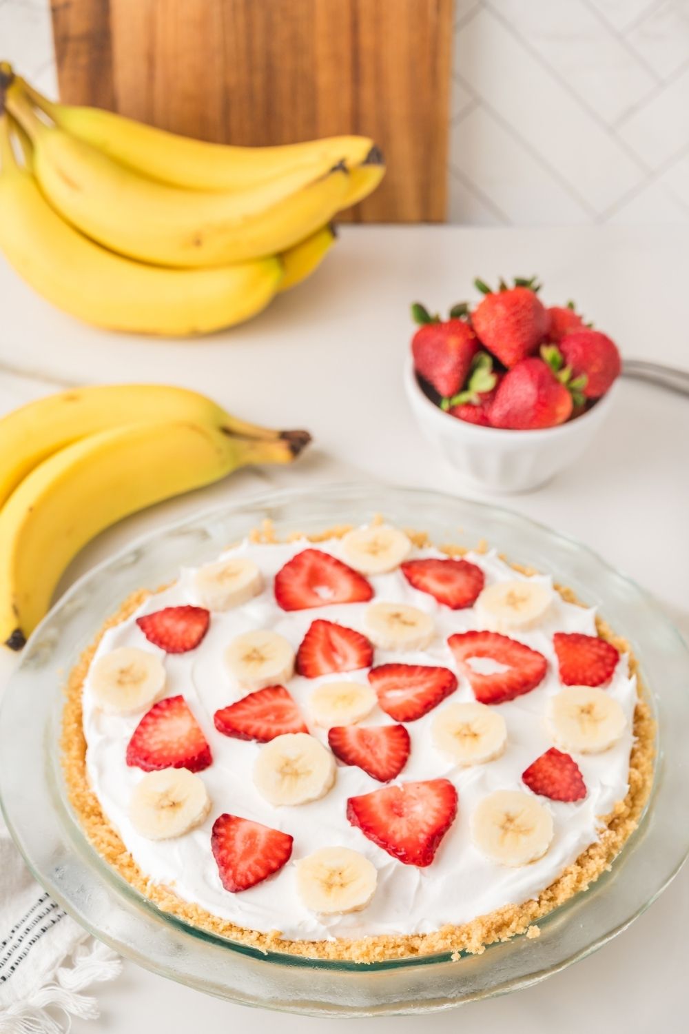 Strawberry Banana Pie