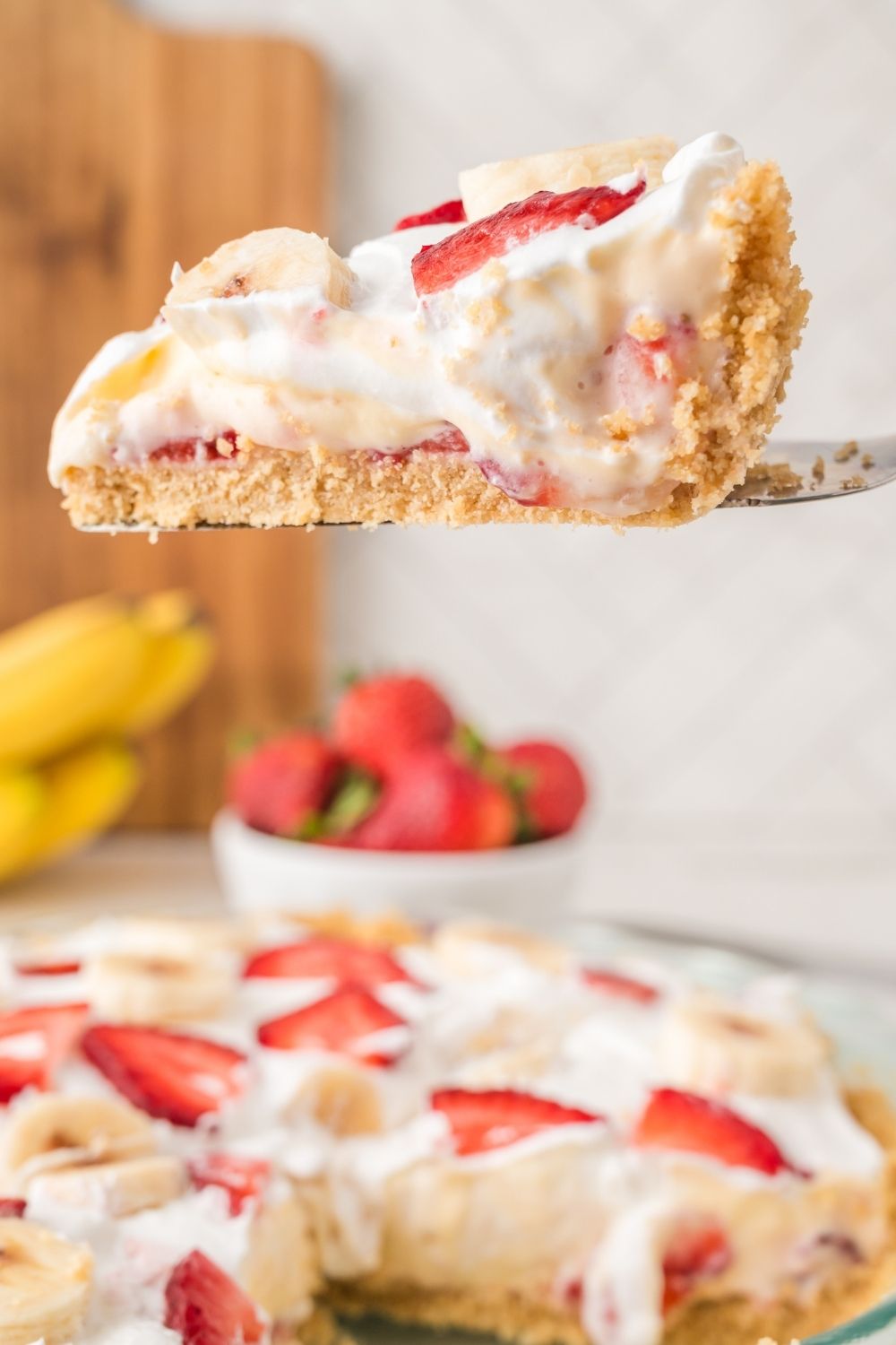 Strawberry Banana Pie