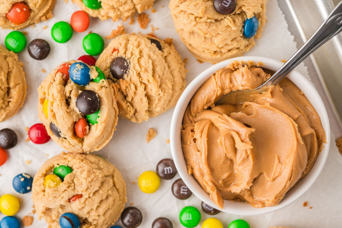 Peanut Butter M&M Cookies