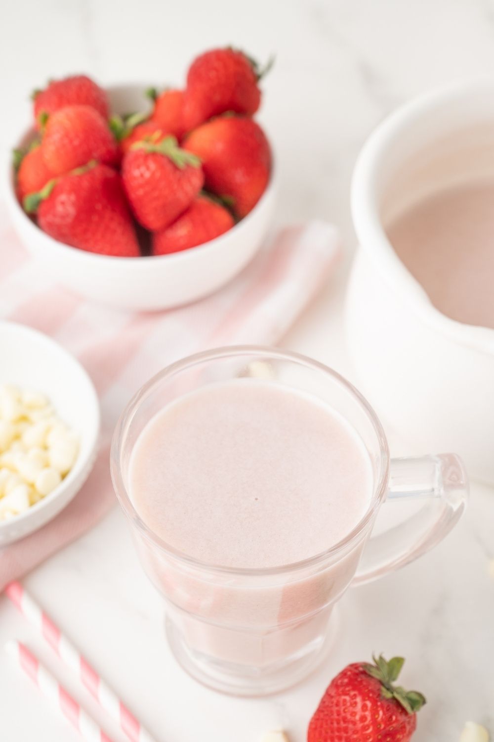 Strawberry Hot Chocolate