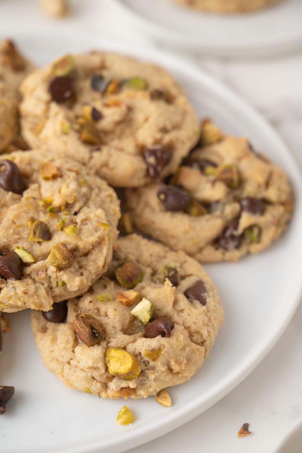 Pistachio Chocolate Chip Cookies