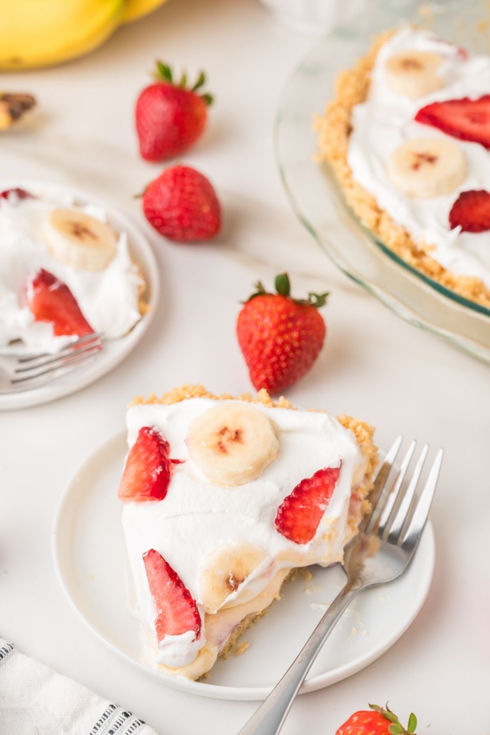 Strawberry Banana Pie