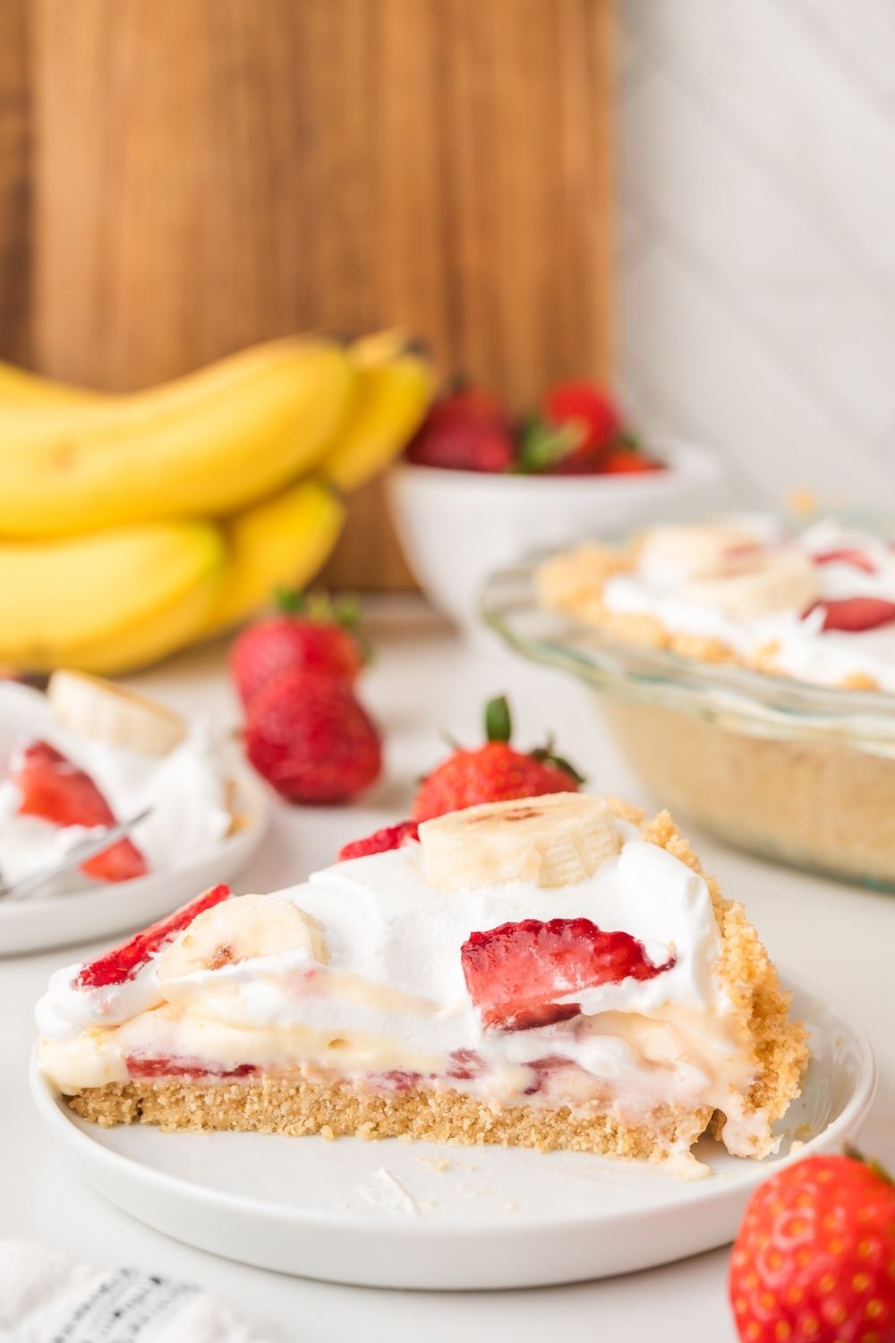 Strawberry Banana Pie