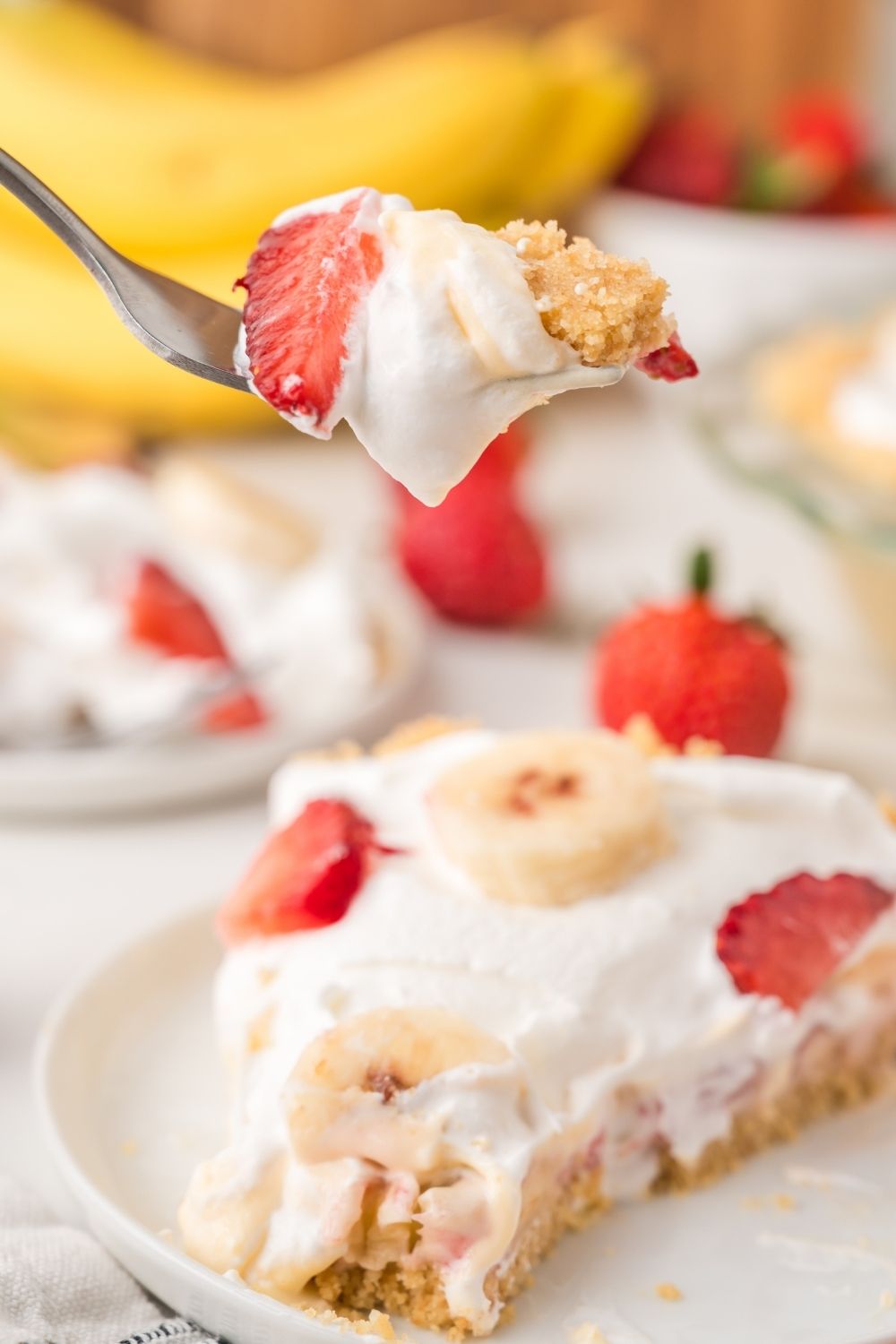 Strawberry Banana Pie