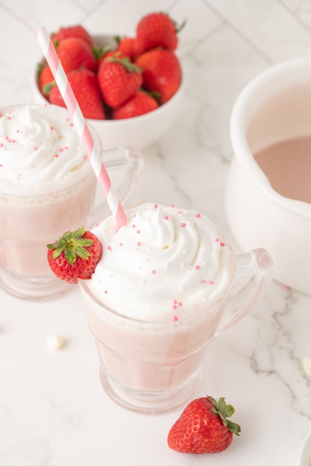 Strawberry Hot Chocolate