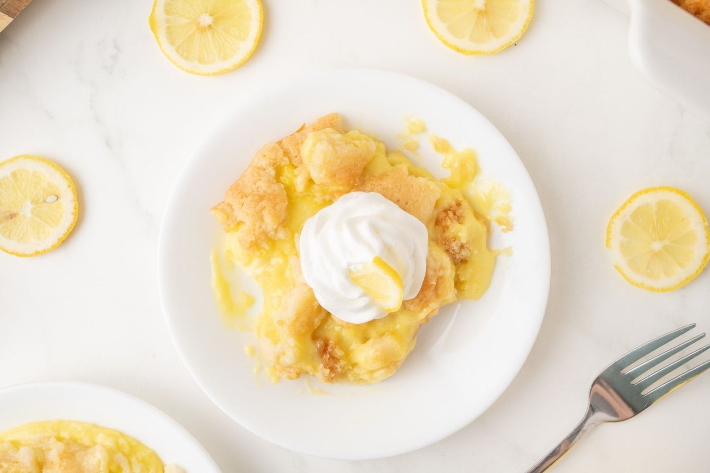 Lemon Cream Cheese Dump Cake