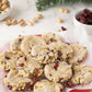 Cranberry Pistachio Shortbread Cookies