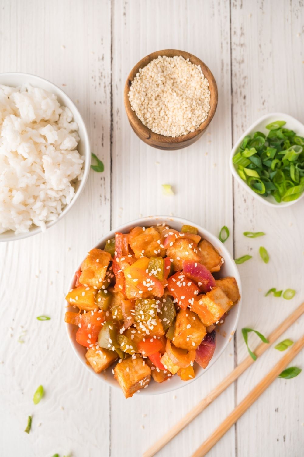 Sweet and Sour Tofu - set 1