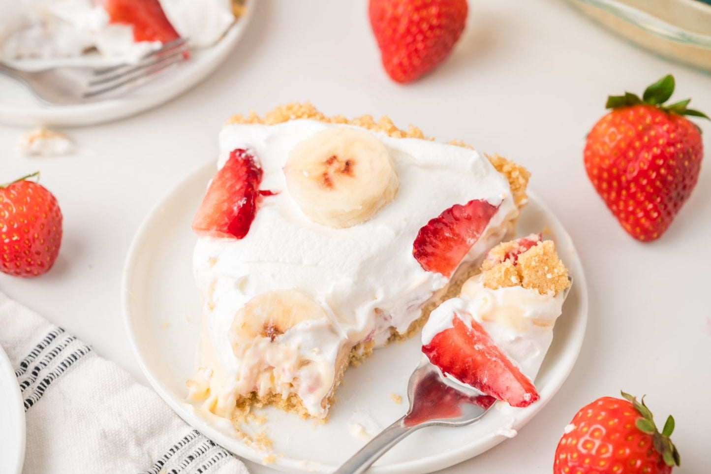 Strawberry Banana Pie