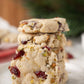 Cranberry Pistachio Shortbread Cookies