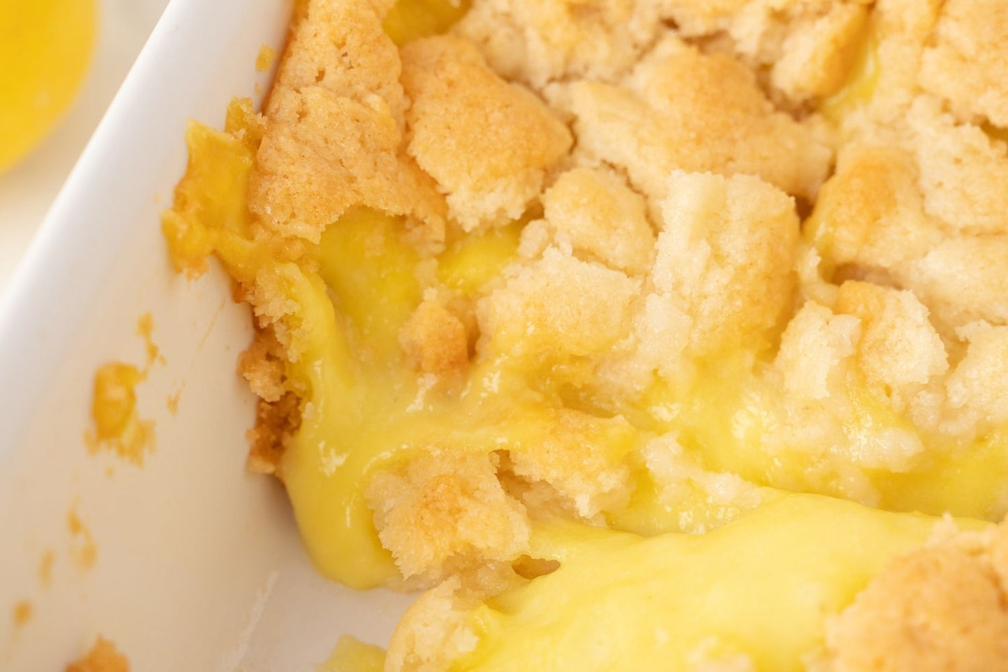 Lemon Cream Cheese Dump Cake