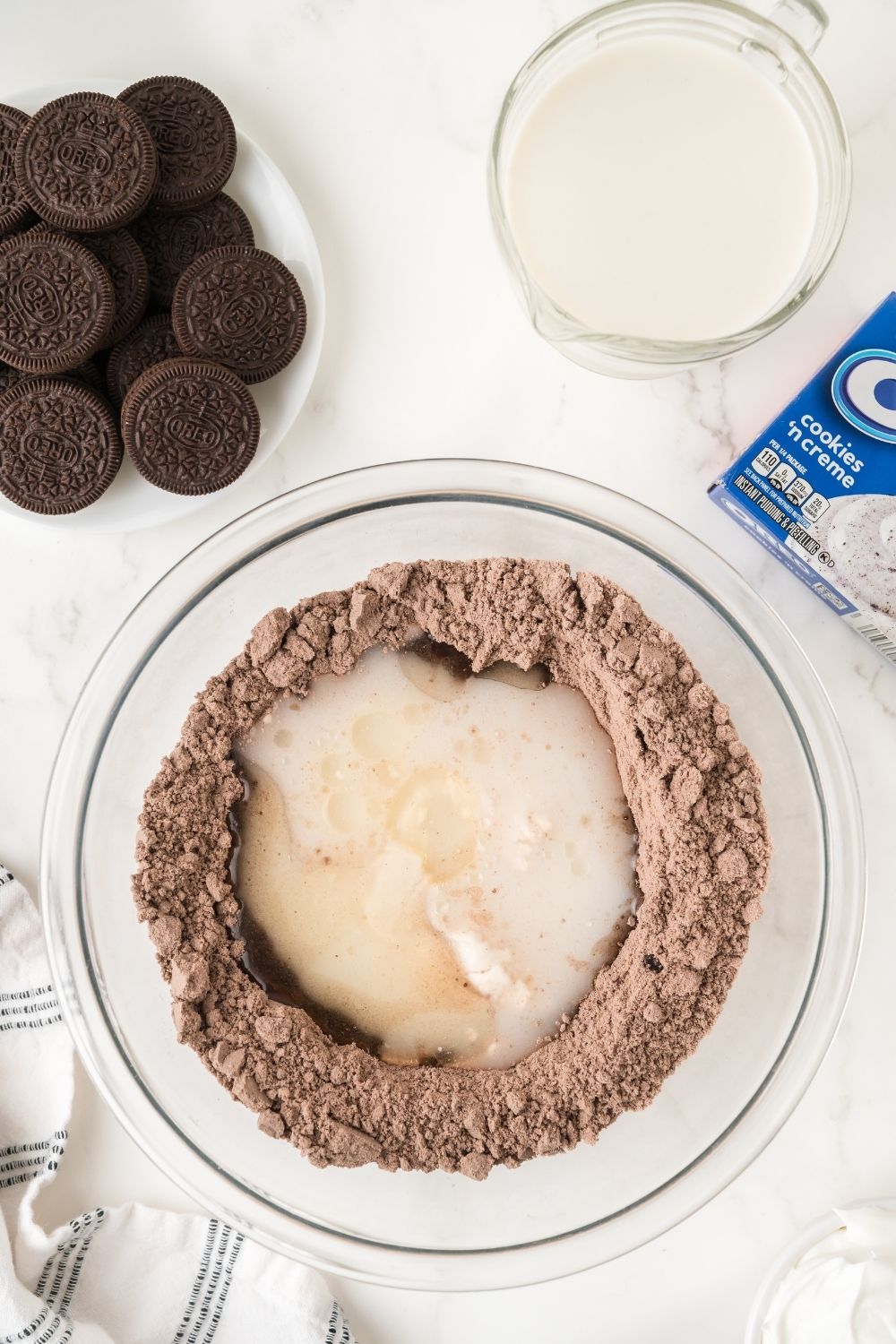 Oreo Poke Cake