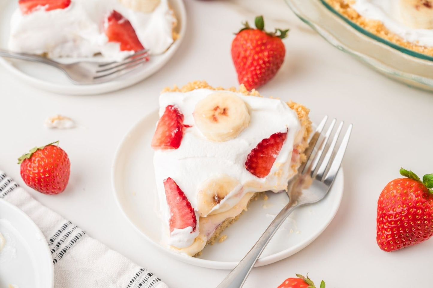 Strawberry Banana Pie
