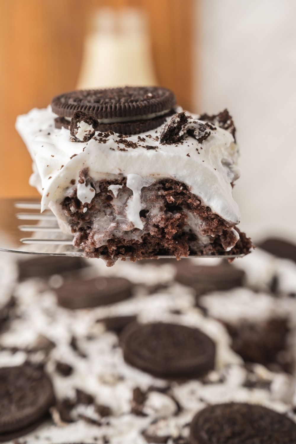 Oreo Poke Cake