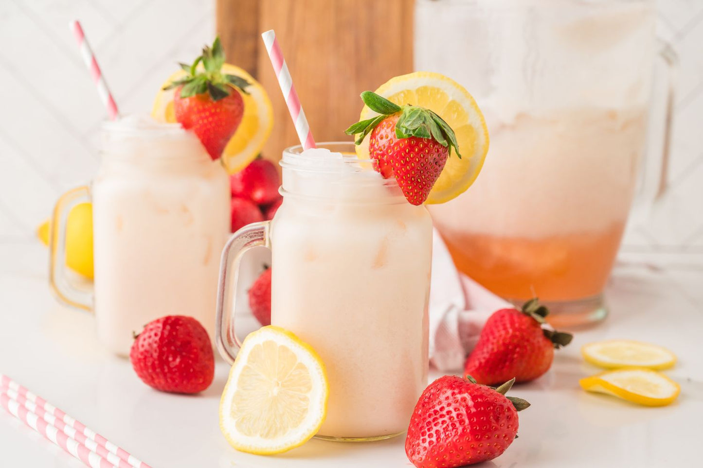 Creamy Strawberry Lemonade