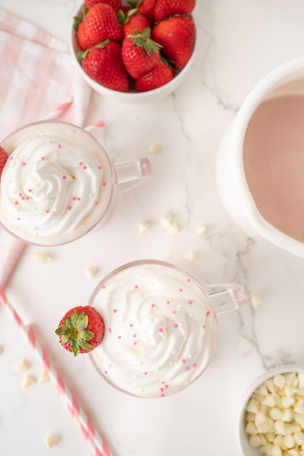 Strawberry Hot Chocolate