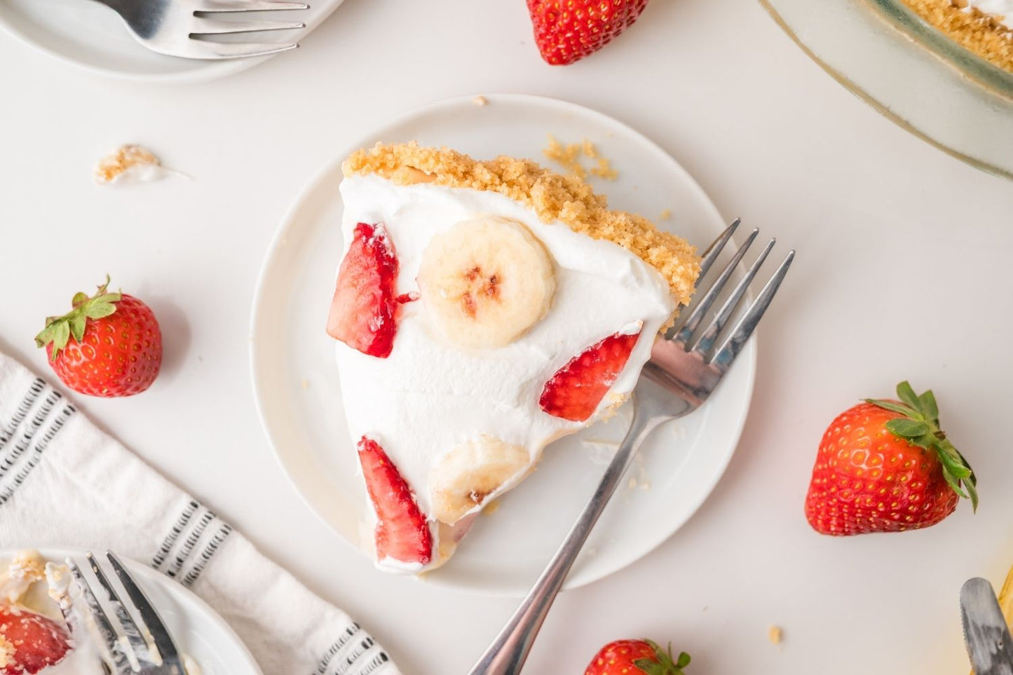Strawberry Banana Pie