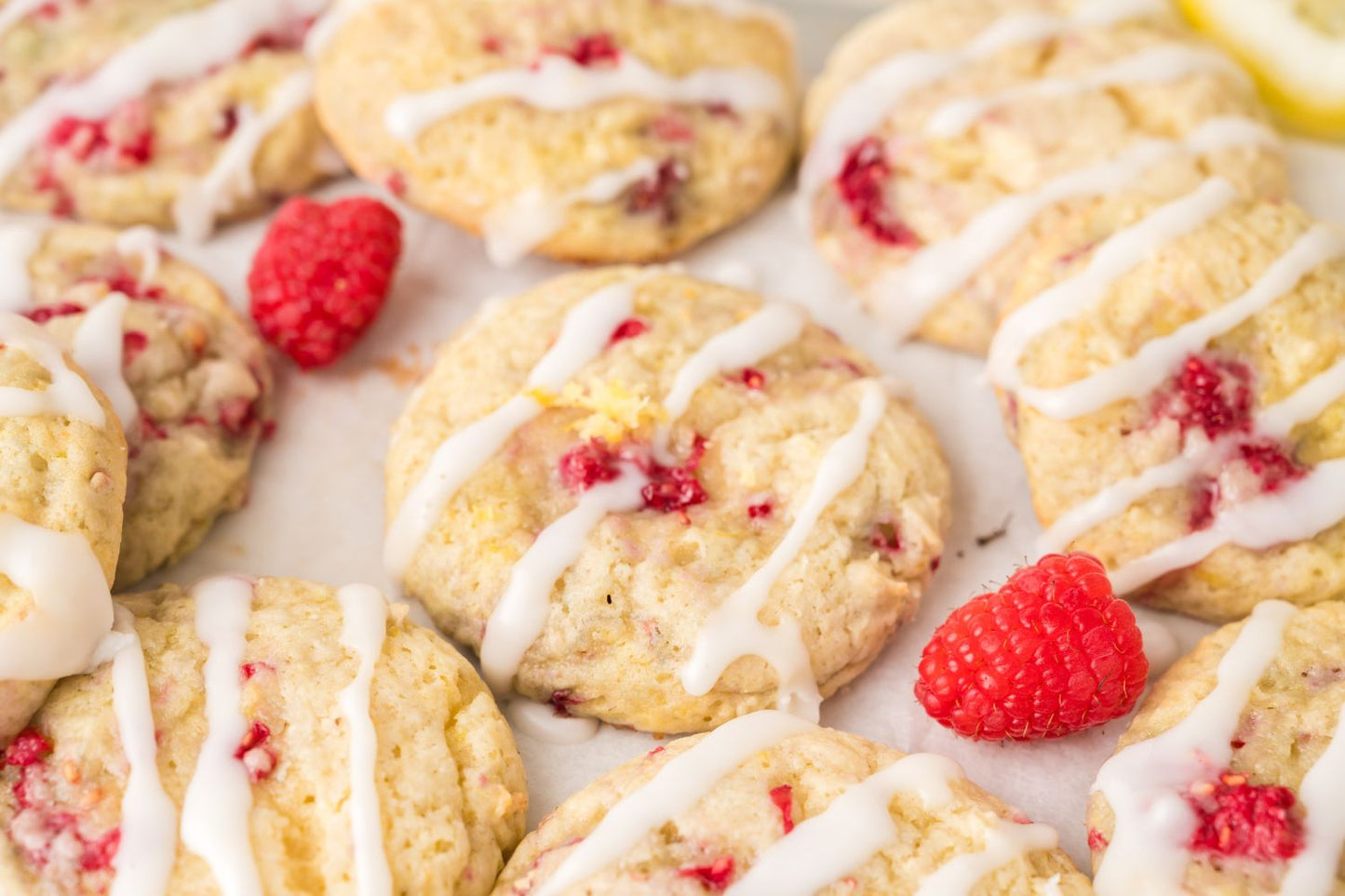 Raspberry Lemon Cookies