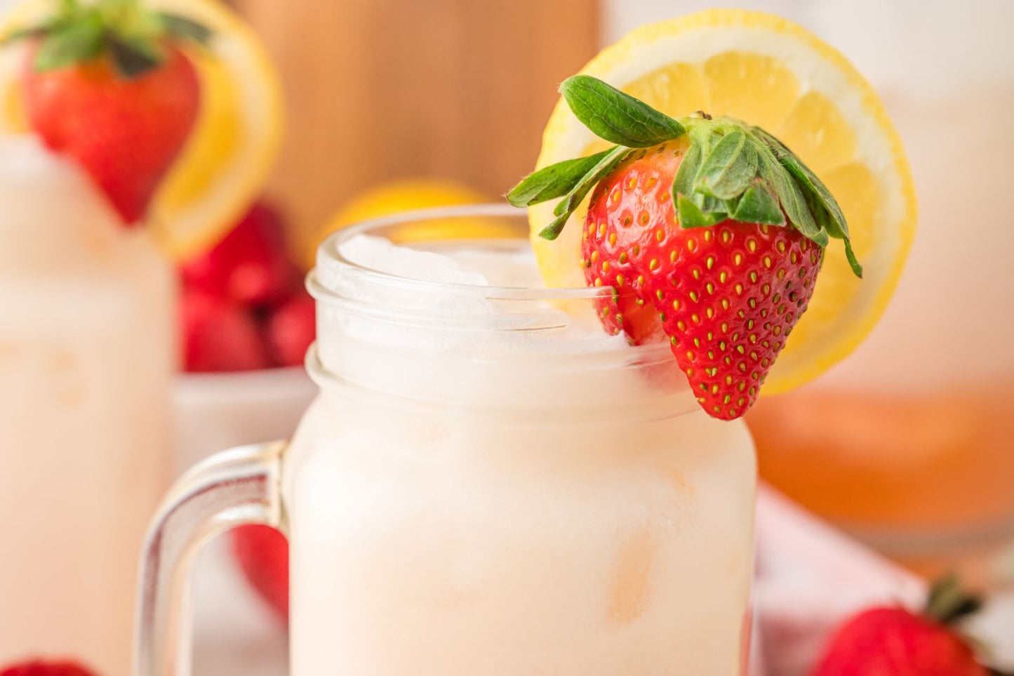 Creamy Strawberry Lemonade
