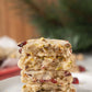 Cranberry Pistachio Shortbread Cookies