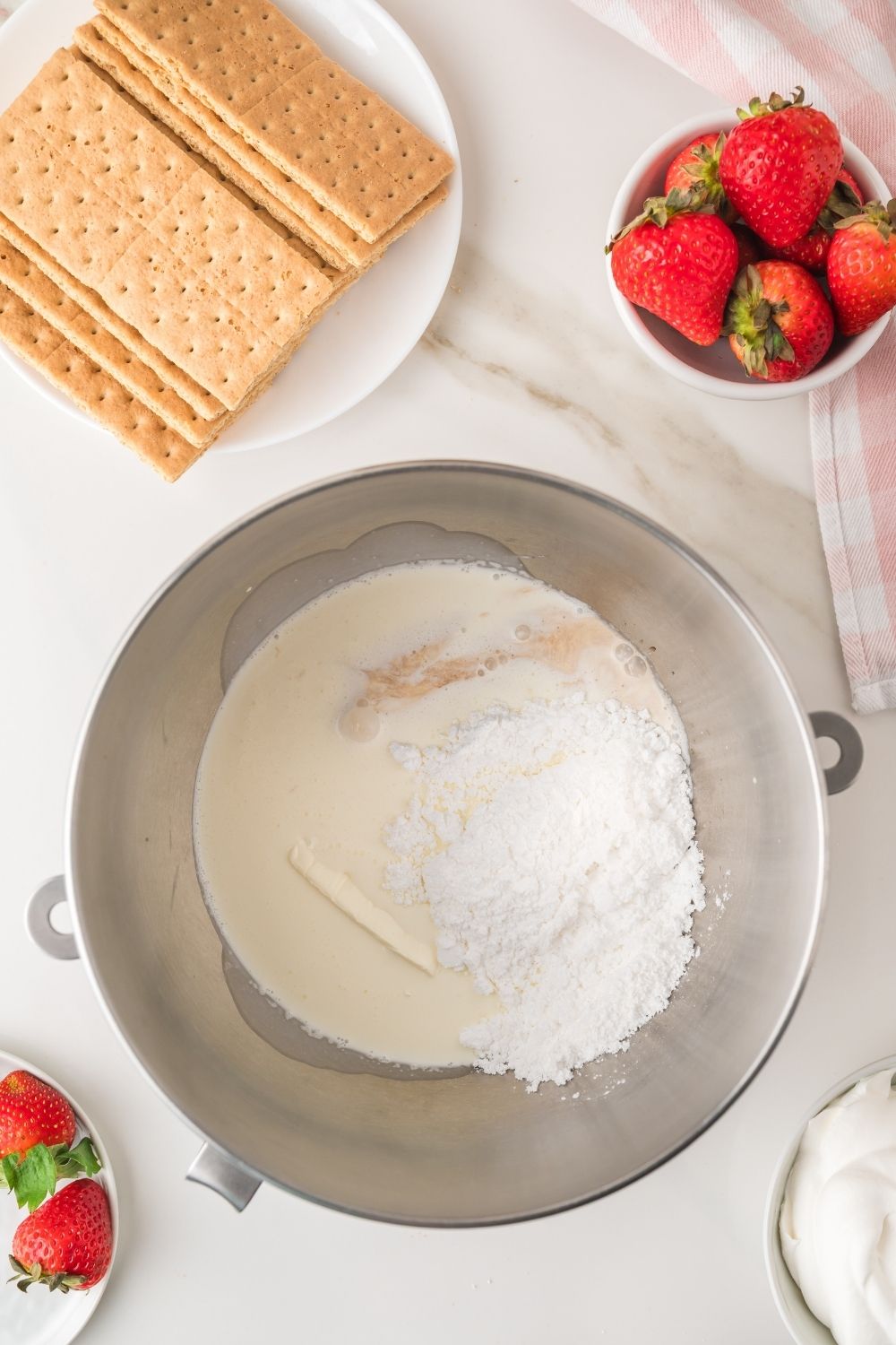 Strawberry Icebox Cake