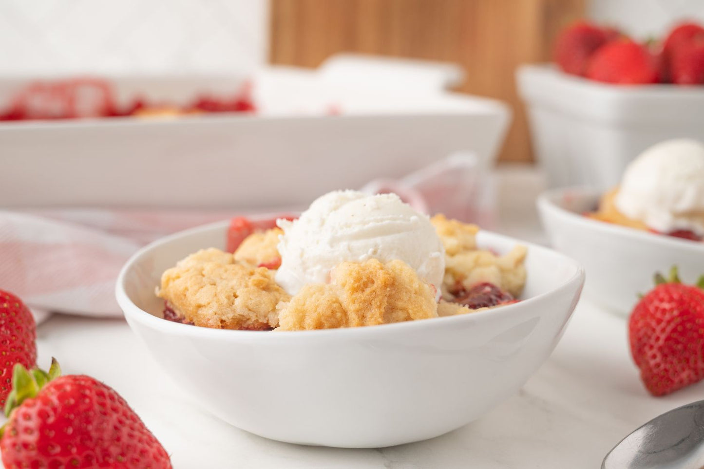 Strawberry Dump Cake