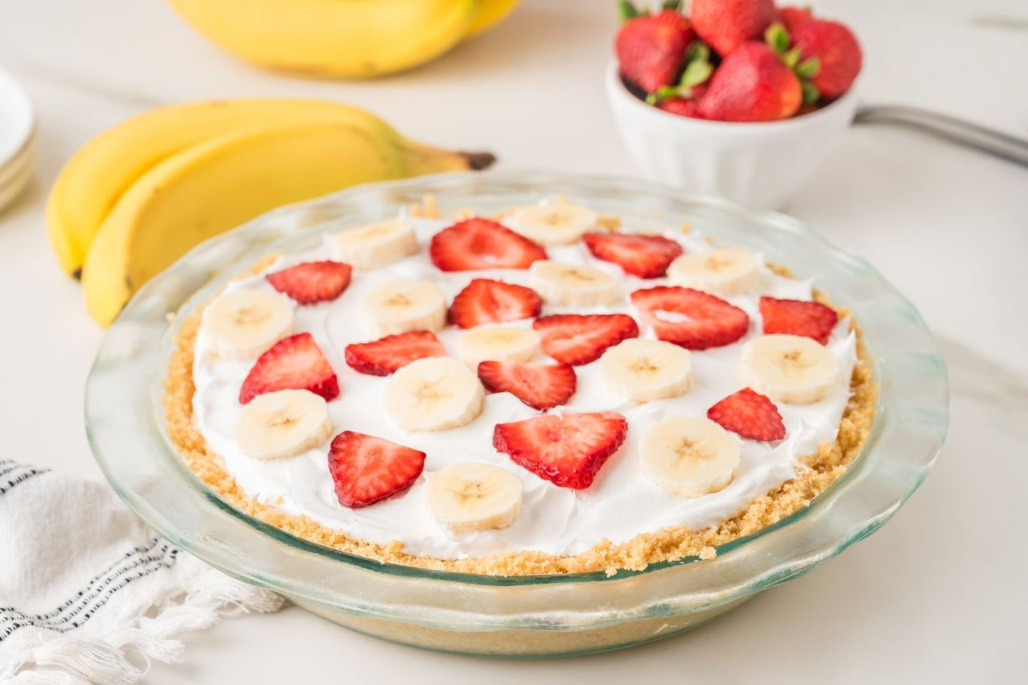 Strawberry Banana Pie