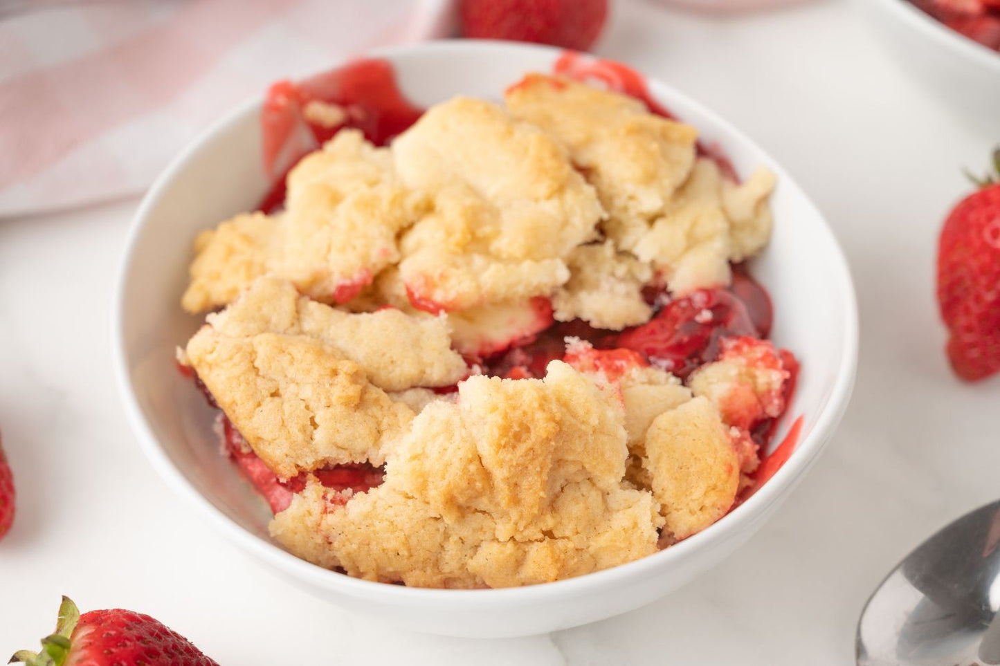 Strawberry Dump Cake